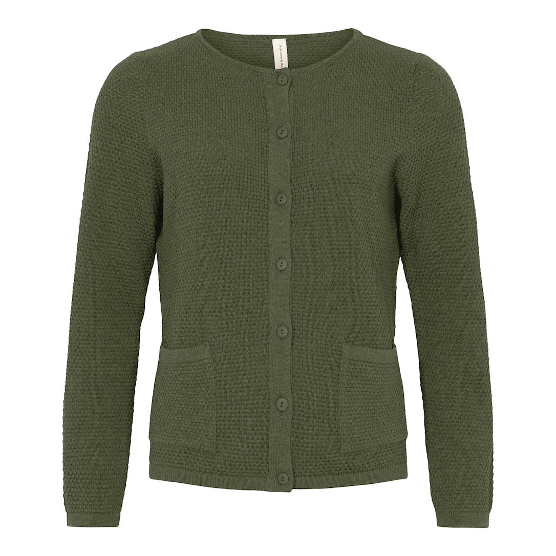 Skovhuus Kvinde Strik Cardigan Green XL