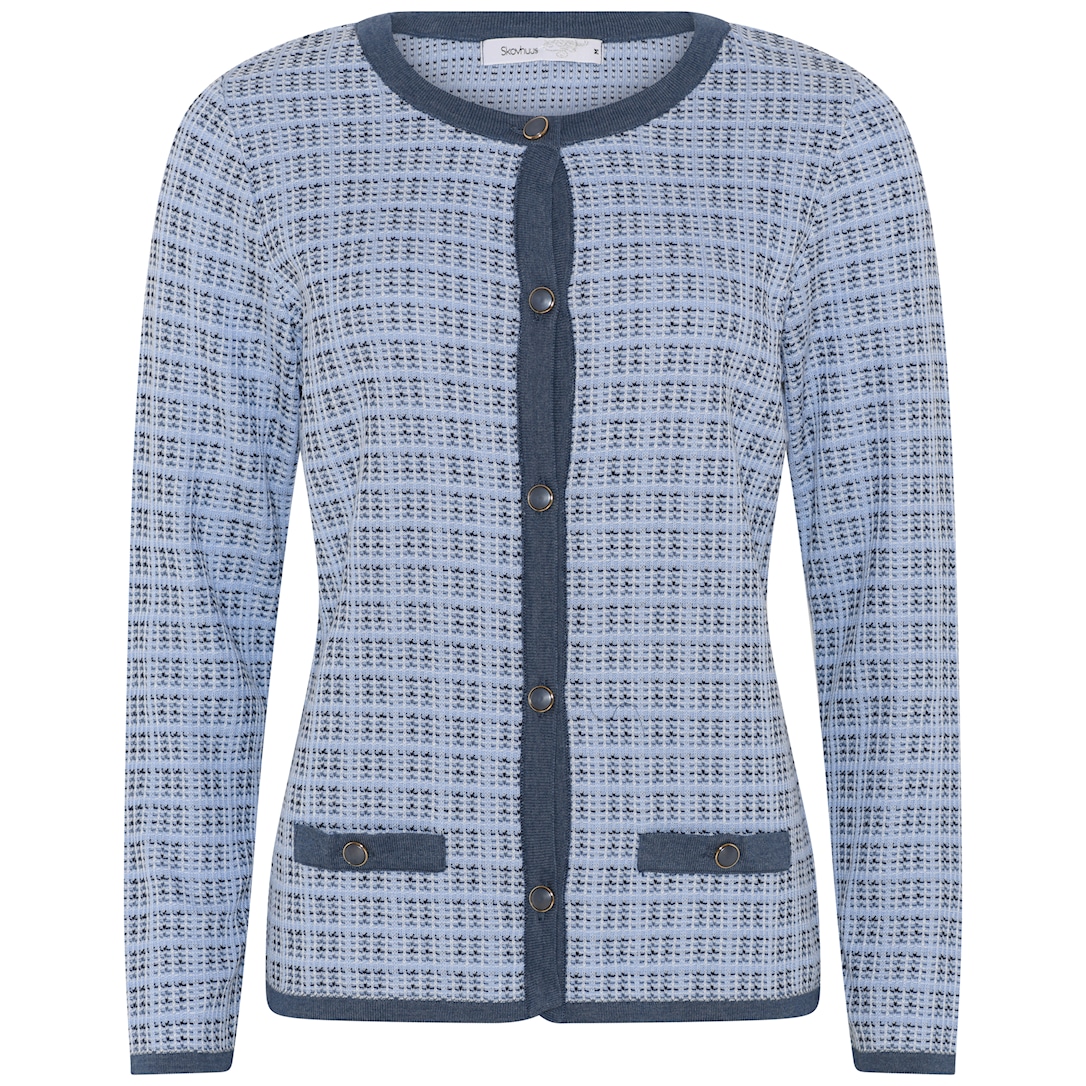 Skovhuus Kvinde Strik Cardigan Blue S