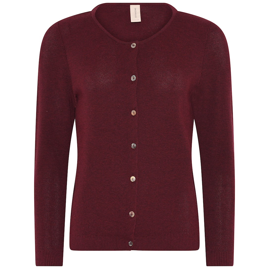 Skovhuus Kvinde Strik Cardigan Grape L