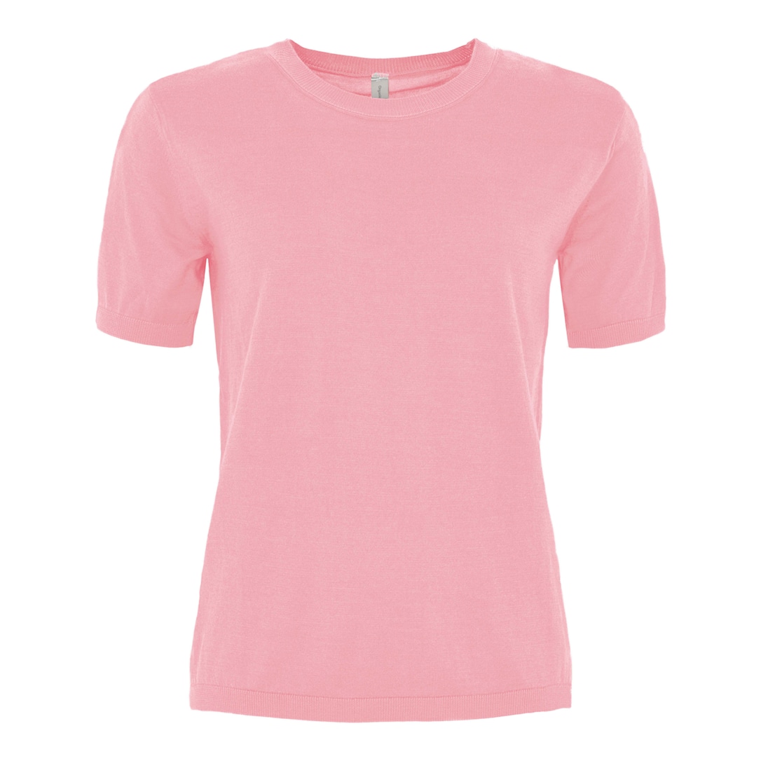 Skovhuus Kvinde T-shirt i Strik Wild Rose XXXL