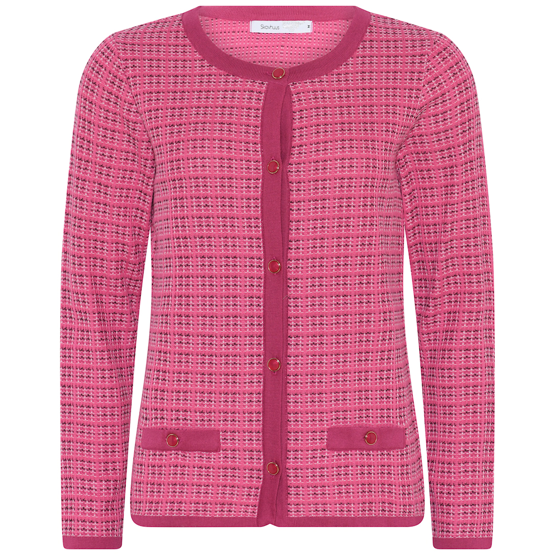 Skovhuus Kvinde Strik Cardigan Pink XXXL