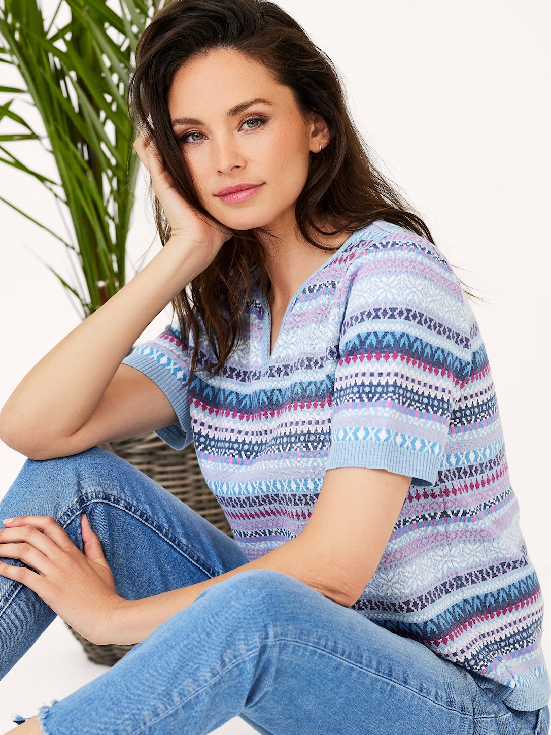 Skovhuus Kvinde Uma T-shirt Aqua Green S