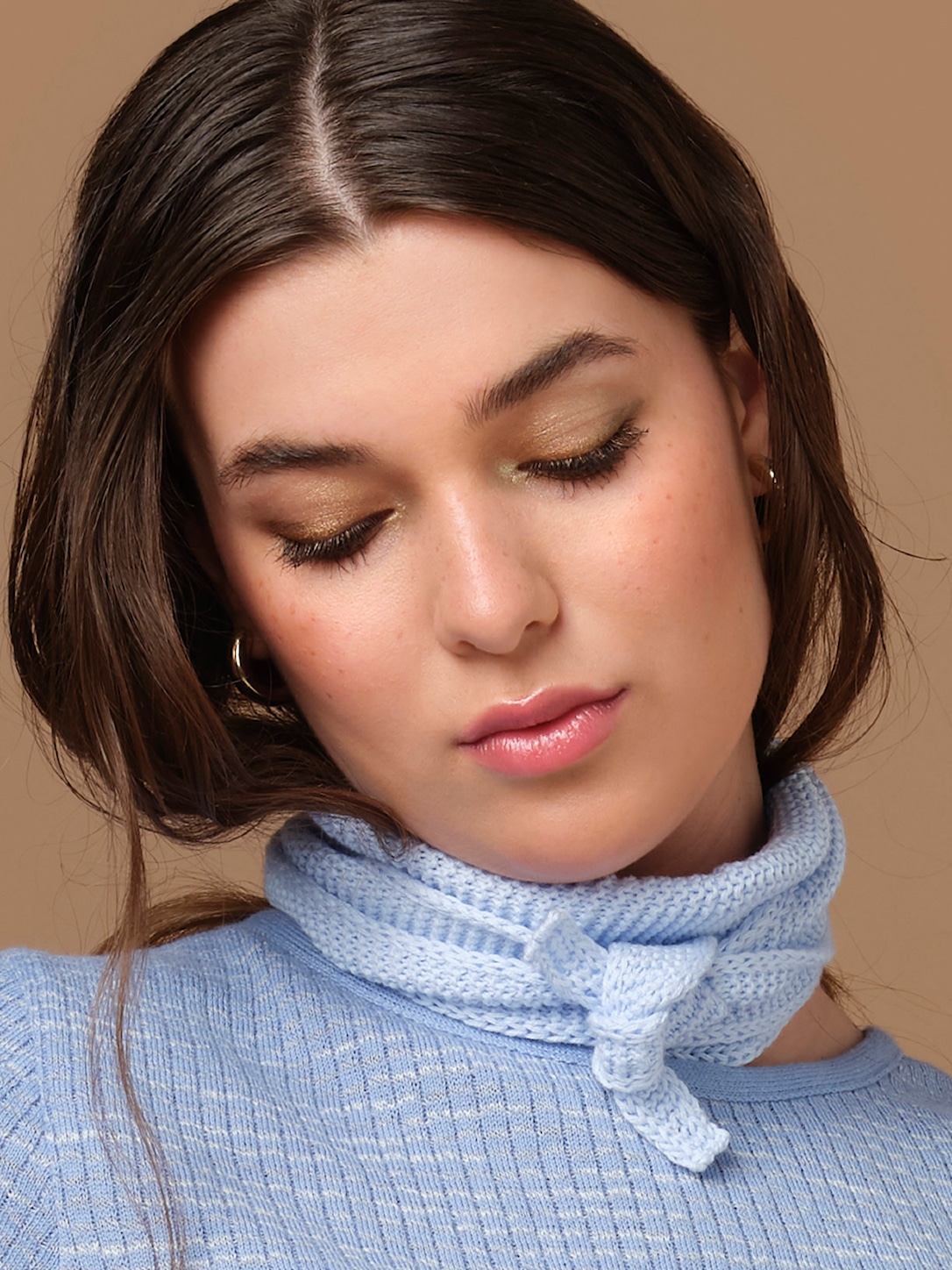 Skovhuus Kvinde Babette Mini Tørklæde Pale Blue ONESIZE