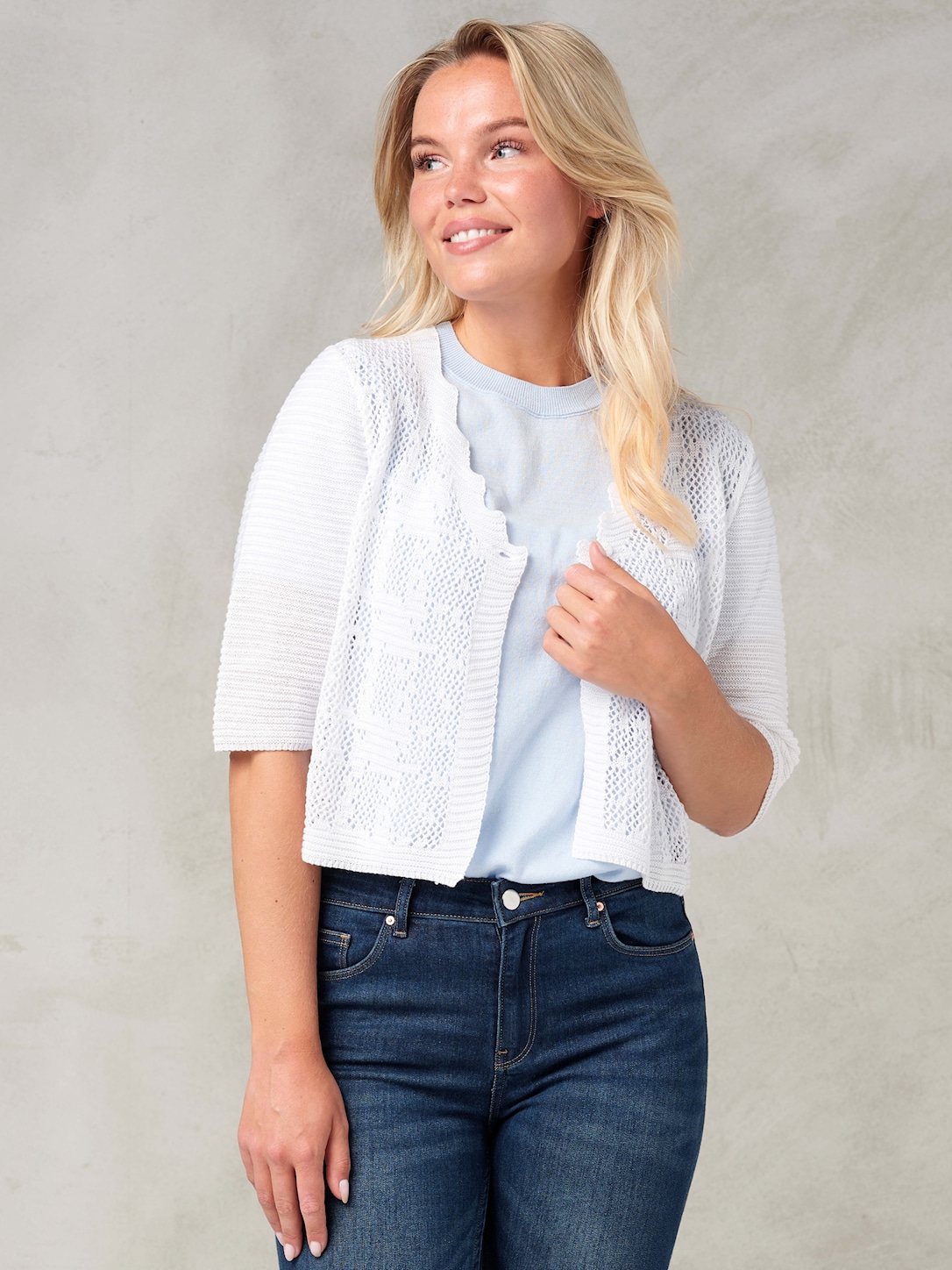 Skovhuus Kvinde Irma Bolero White M