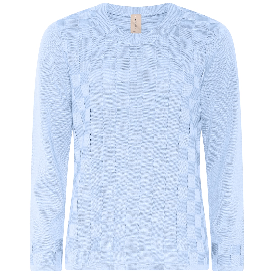 Skovhuus Kvinde Tanja Strikbluse Charcoal Grey XL