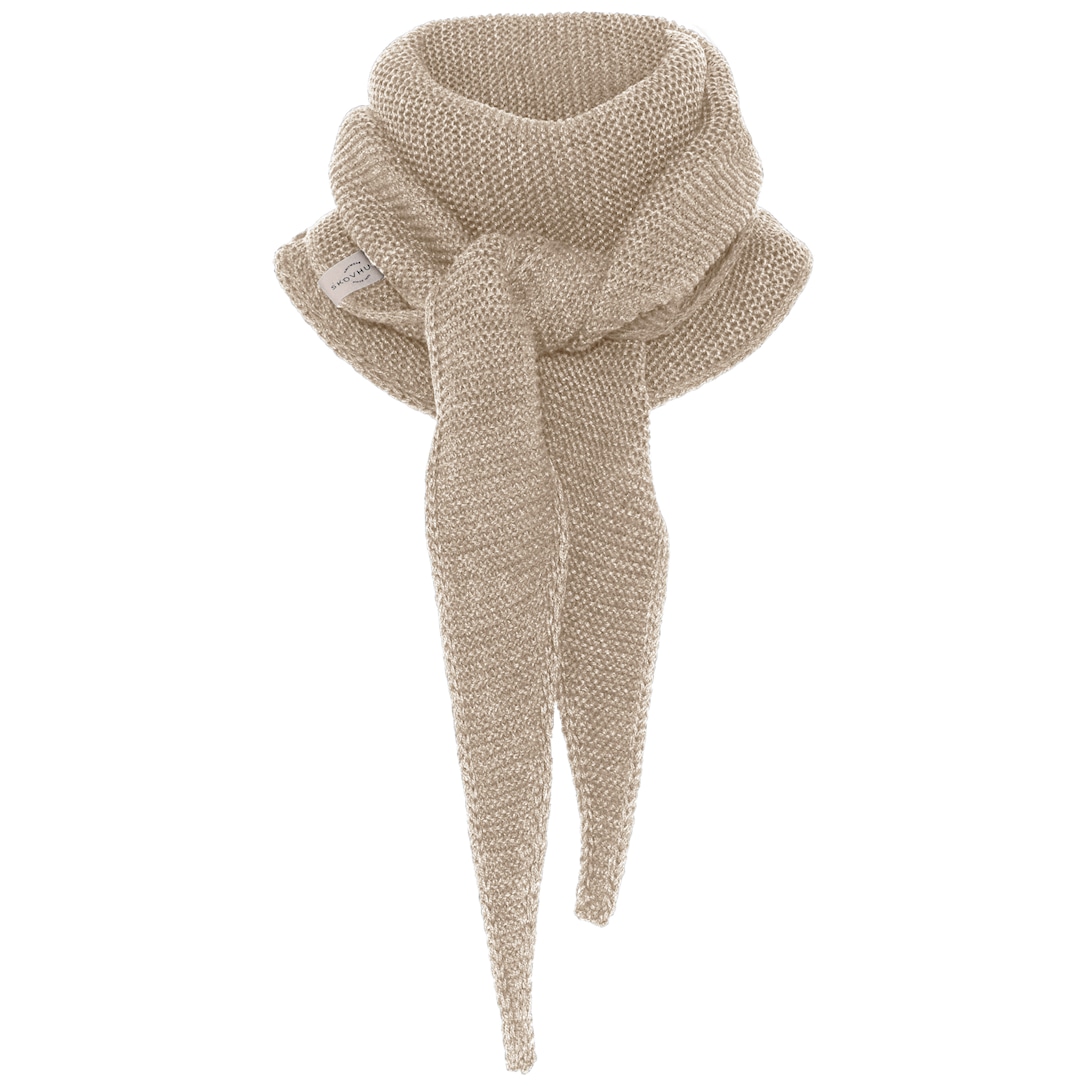 Skovhuus Kvinde Vicky Lang Halstørklæde Bark Beige ONESIZE