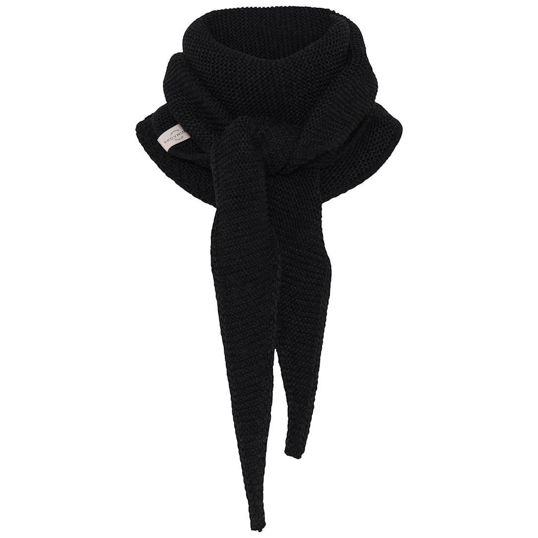 Skovhuus Kvinde Vicky Lang Halstørklæde Black ONESIZE