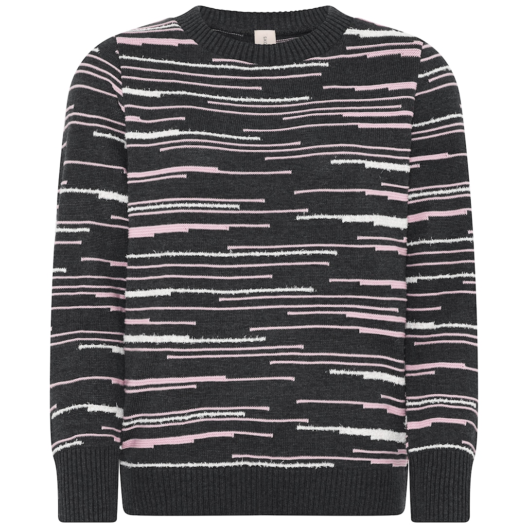 Skovhuus Kvinde Striktrøje Charcoal Grey S