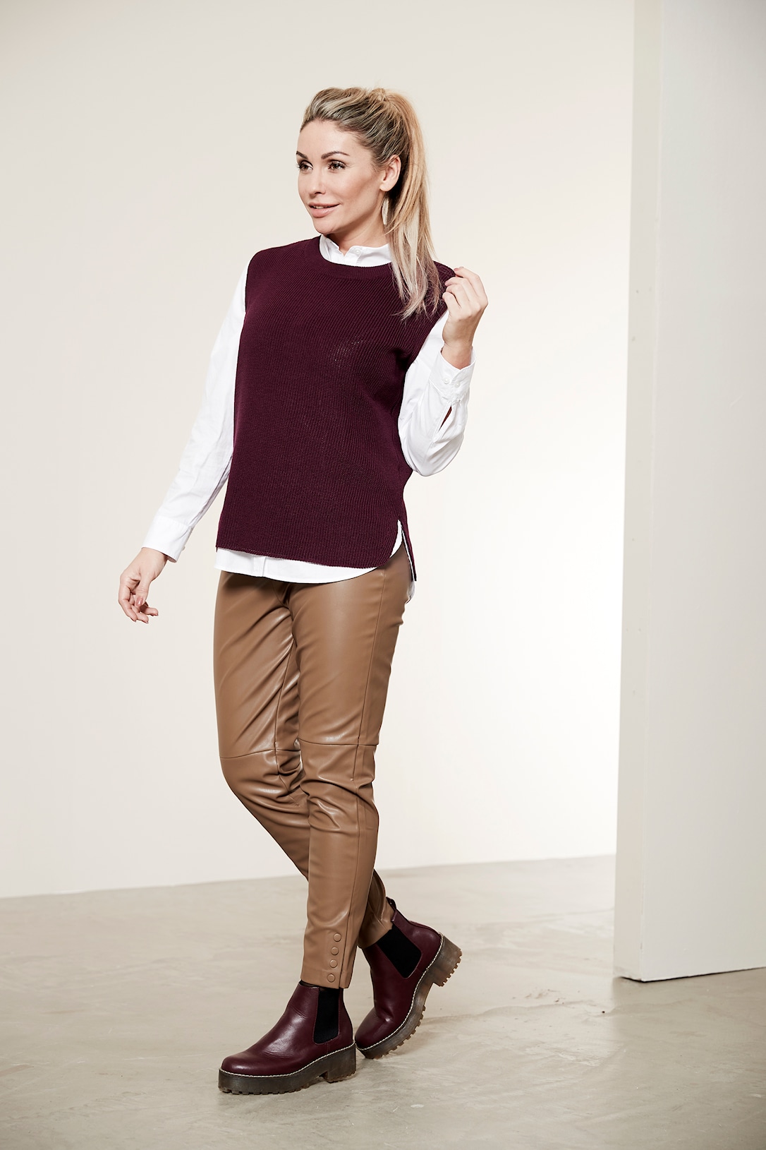 Skovhuus Kvinde Amelia Vest Blackberry S