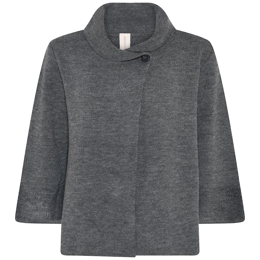Skovhuus Kvinde Tilde Cardigan Grey Melange S