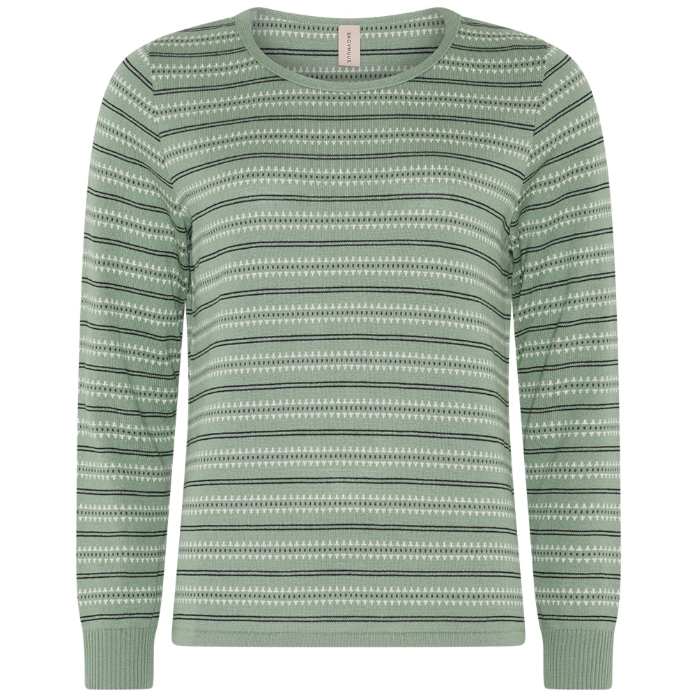 Skovhuus Kvinde Dicte Strikbluse Fennel Green S