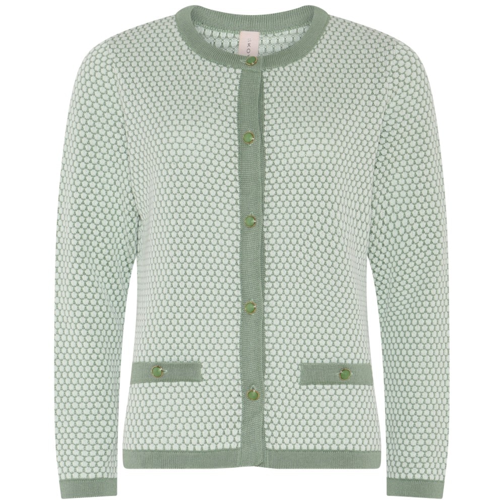 Skovhuus Kvinde Sofia Cardigan Fennel Green XL