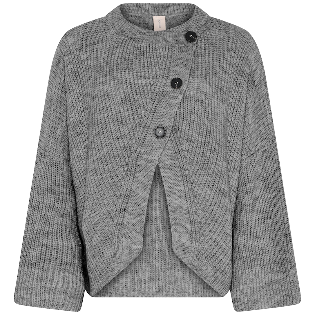 Skovhuus Kvinde Josefine Cardigan Stone Grey M