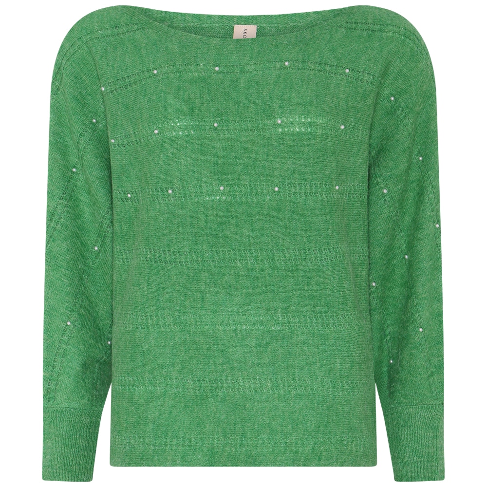 Skovhuus Kvinde Bluse med flagermusærme Parakeet Green L