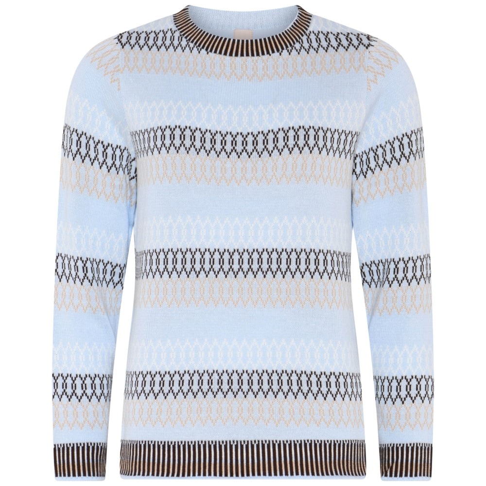 Skovhuus Kvinde Lea Striktrøje Pale Blue XL