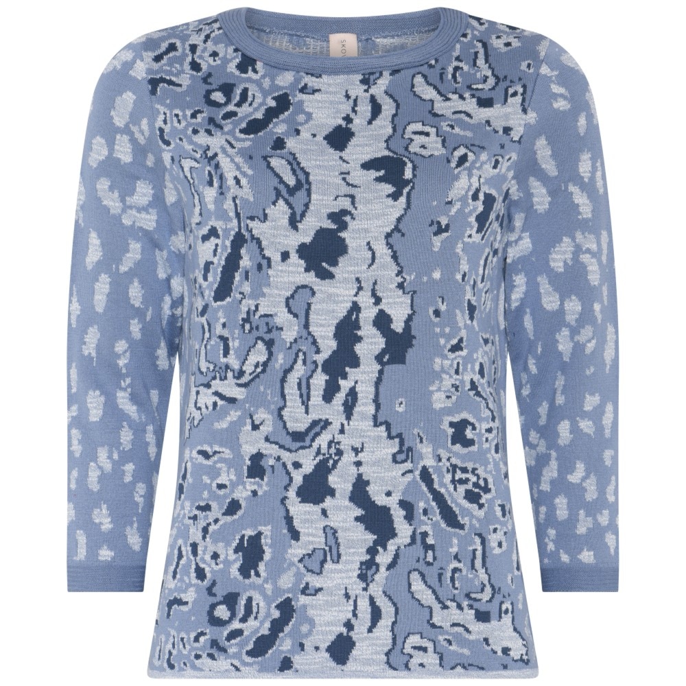 Skovhuus Kvinde Bluse med 3/4arm Colony Blue S