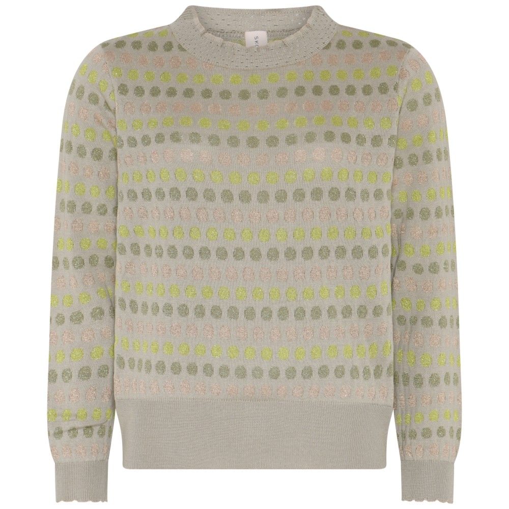 Skovhuus Kvinde Bluse med rundhals Rain Grey S