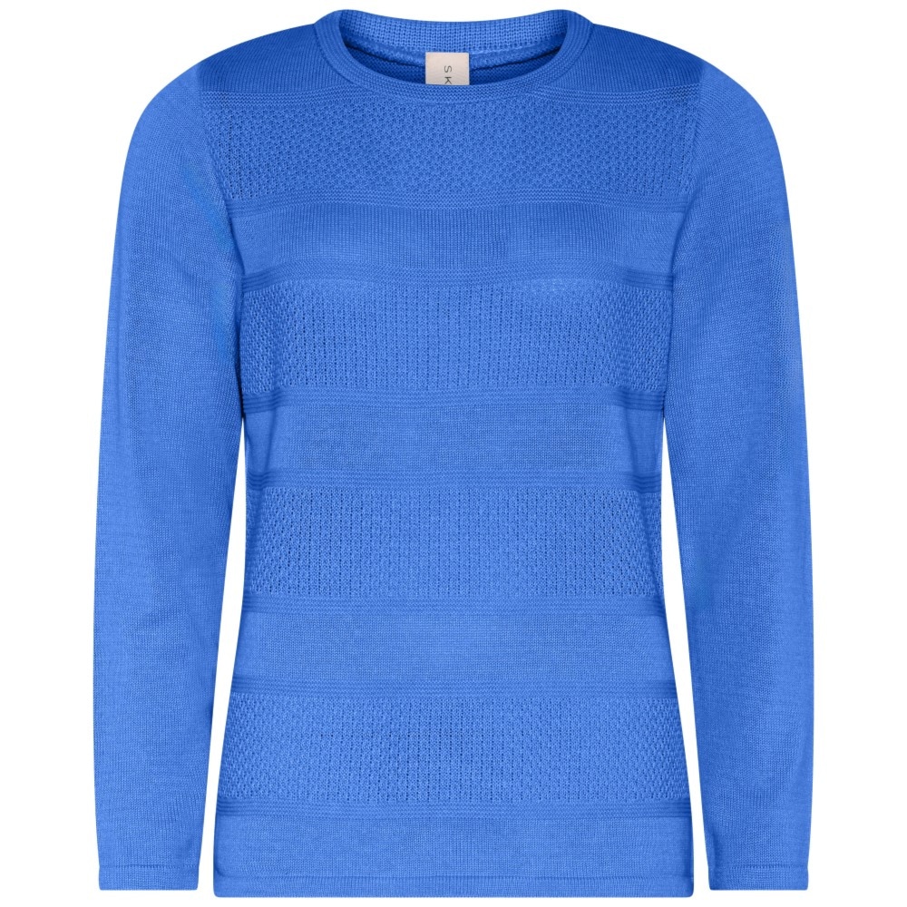 Skovhuus Kvinde Ulla Strikbluse Marlin Blue S