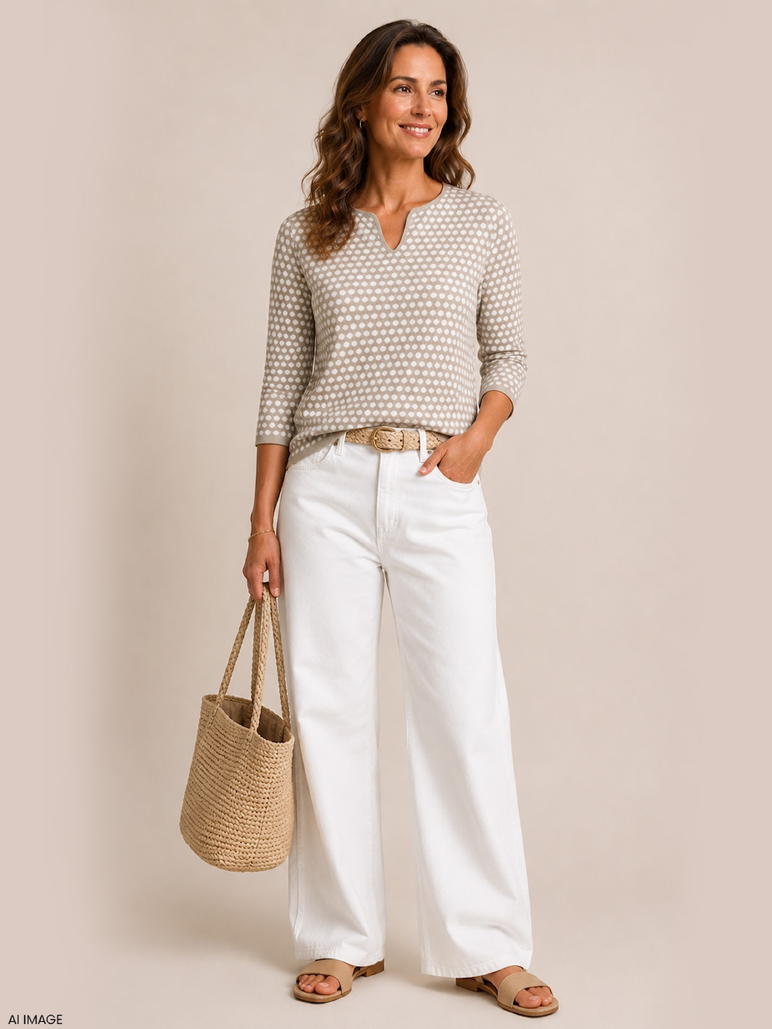 Skovhuus Kvinde Bodil Bluse m. 3/4 Ærmer Rain Grey S