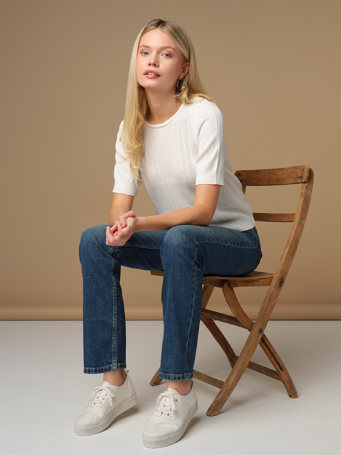 Skovhuus Kvinde Victoria T-shirt Off-white S