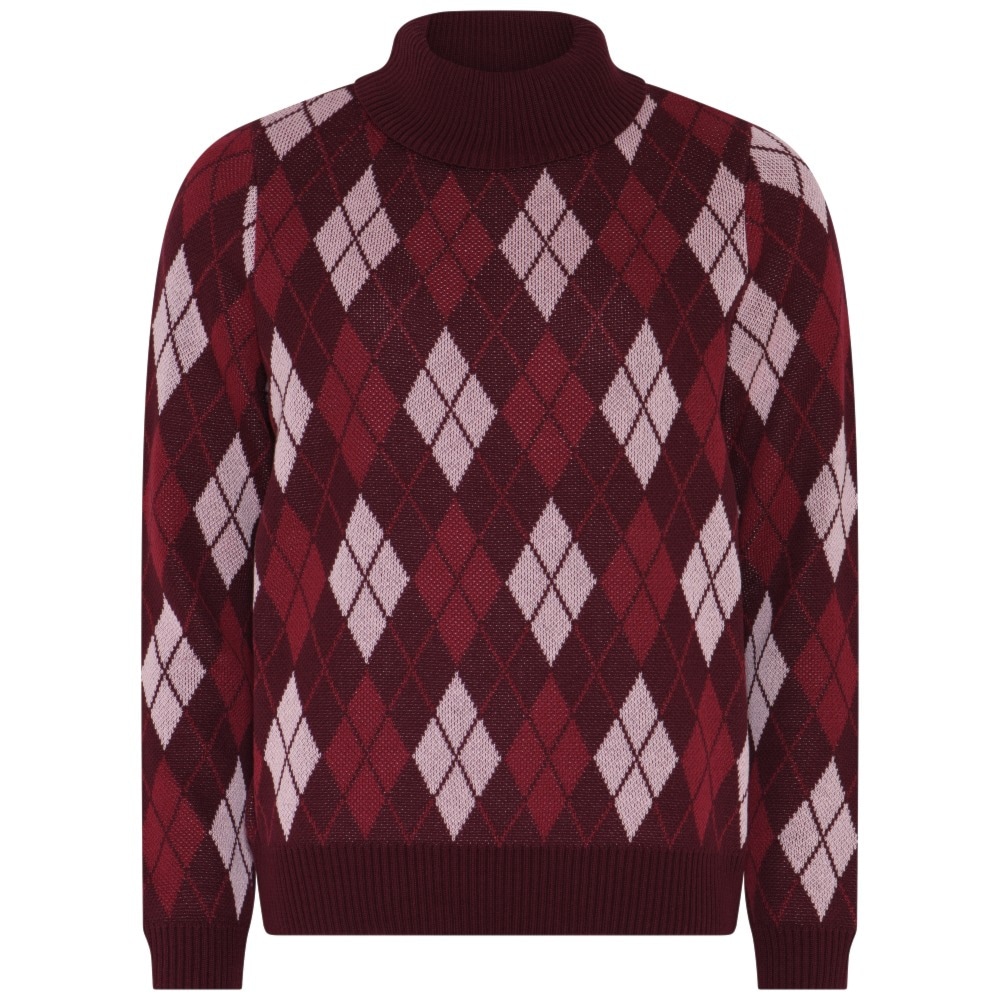 Skovhuus Kvinde Bluse med turtelneck Blackberry M