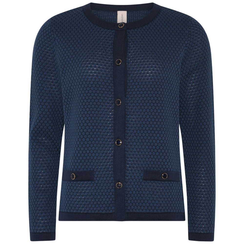 Skovhuus Kvinde Sofia Cardigan Nautical Blue M